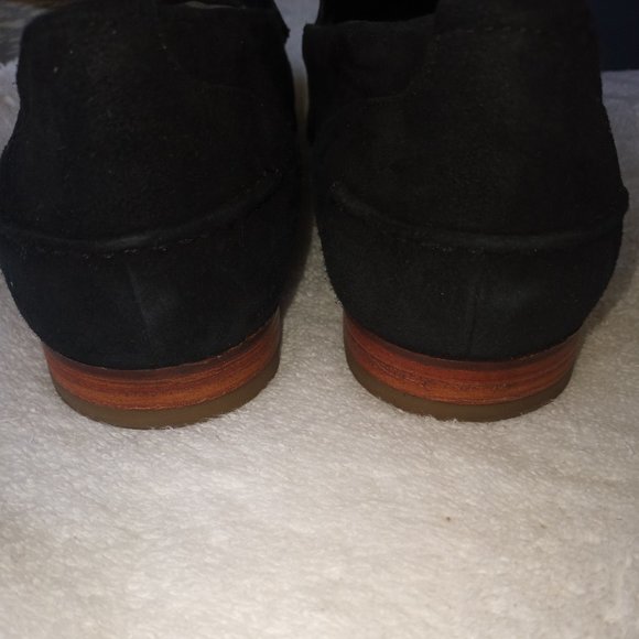 Cole Haan black suede Pinch Grand Penny Kiltie loafer ** - Picture 6 of 11